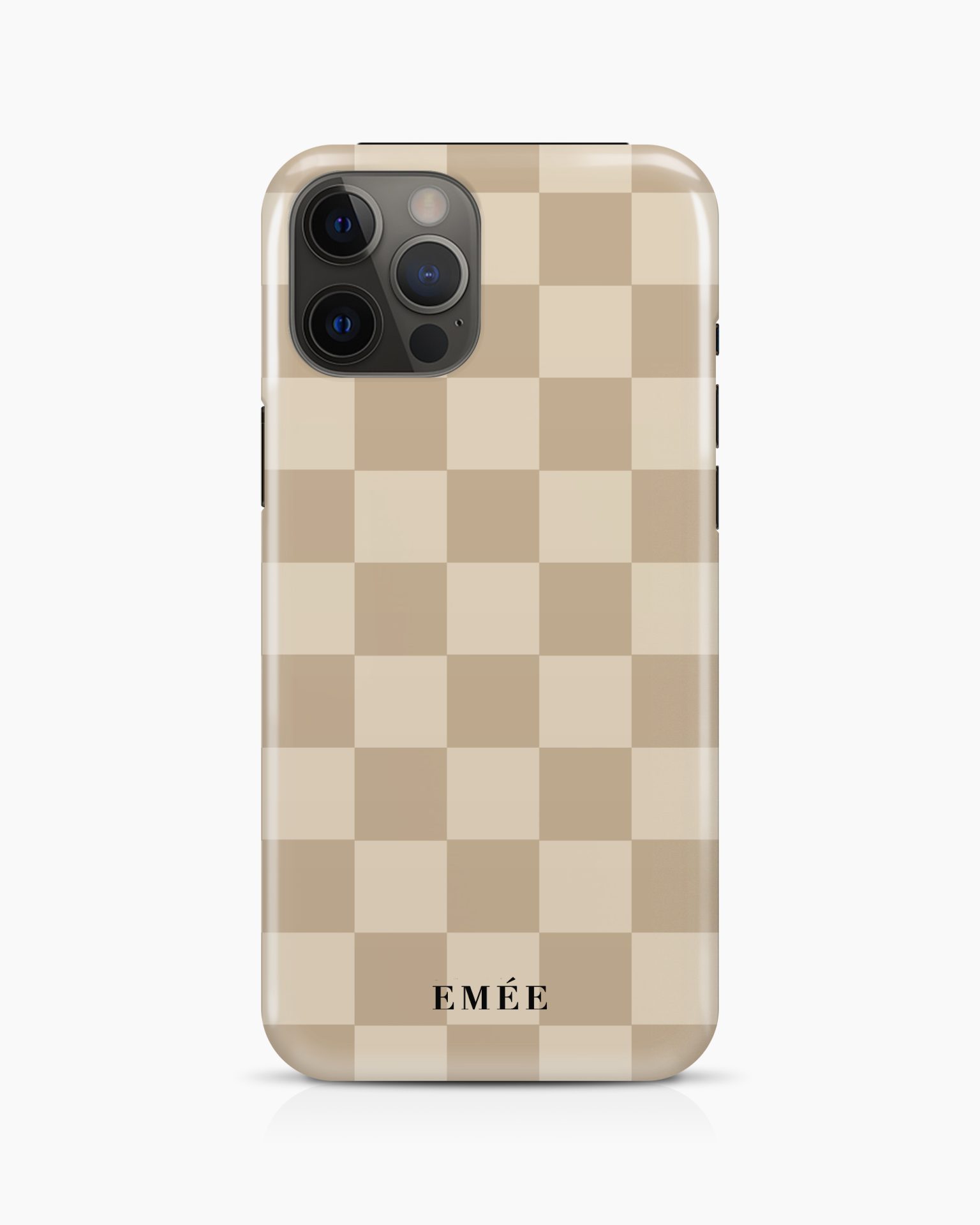 checkered beige -EMÉE